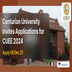 Centurion University Invites Applications for CUEE 2024; Apply till Dec 25